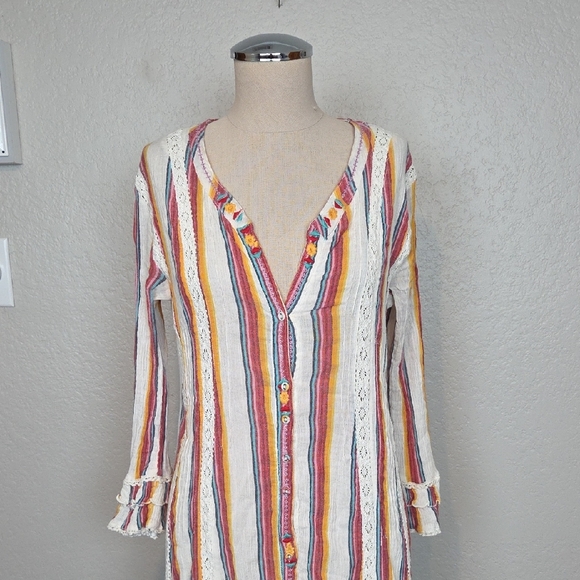 Z & L Made with Love Embroidered Maxi Dress Size S - Picture 2 of 16